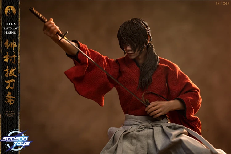 INSTOCK Soosootoys SST046 1/6 Japanese Samurai Satoh Takeru Action Figure Doll