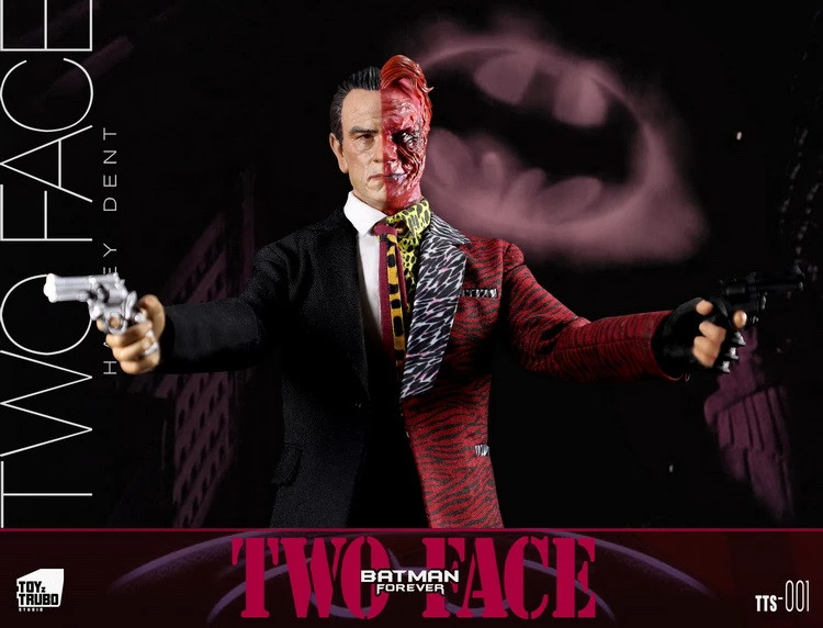 In Stock ToyzTruboStudio TTS-001 Batman Forever Two Face 1/6 Figure Double Heads