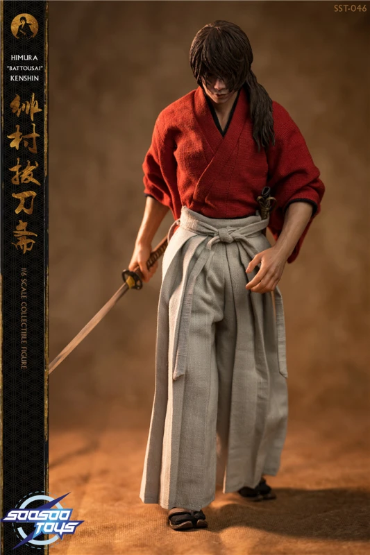 INSTOCK Soosootoys SST046 1/6 Japanese Samurai Satoh Takeru Action Figure Doll