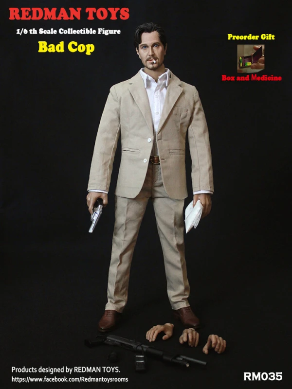 REDMAN Toys RM035 1/6 Bad Cop Figure The Professional Gary Oldman US SELLER NEW In Stock