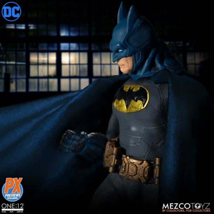 Mezco Toyz OCT198587 Supreme Knight Batman Blue Version 1/12 PX Limited Edition In Stock