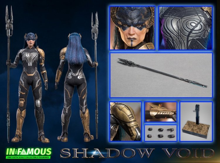 IN-FAMOUS IF002 1/6 Scale The Shadow Void Collectible Action Figure 12" Model