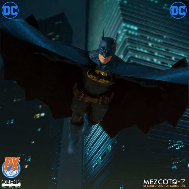 Mezco Toyz OCT198587 Supreme Knight Batman Blue Version 1/12 PX Limited Edition In Stock