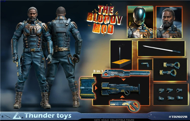 Thundertoys TD2022B Bloodsport Robert Dubois Deluxe Ver. 1/6 Figure Toy INSTOCK