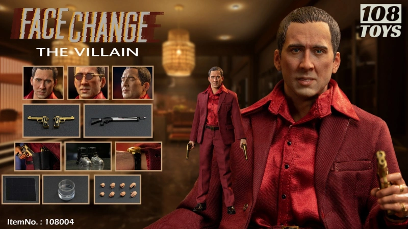 108toys 108004 Face Change the Villain Kastroy 1/6th Collectible Action Figure