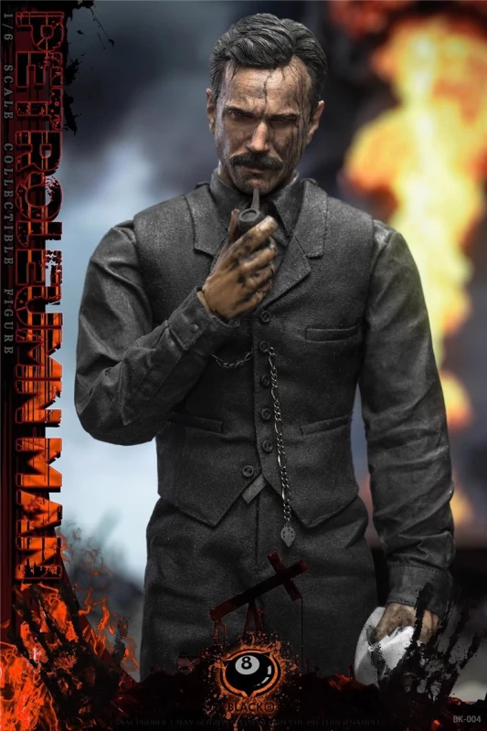In Stock BLACK 8 STUDIO BK-004 1/6 Scale Petroleum Man Collectible Action Figure