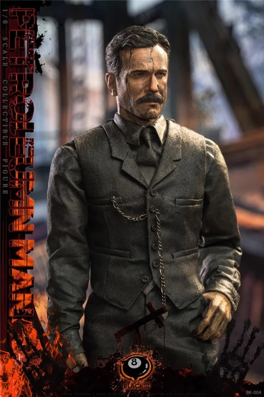 In Stock BLACK 8 STUDIO BK-004 1/6 Scale Petroleum Man Collectible Action Figure