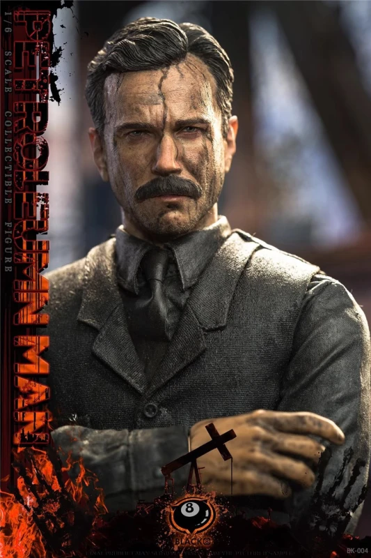 In Stock BLACK 8 STUDIO BK-004 1/6 Scale Petroleum Man Collectible Action Figure