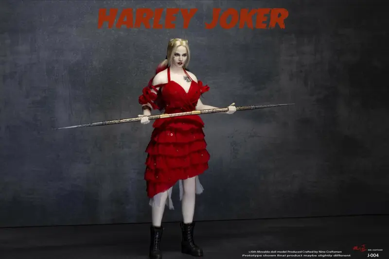 New In Stock Nine Craftsmen J-004 1/6 Harley Joker w/Body Full Set Action Figure