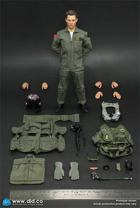 NEW DID MA80170 1/6 US Navy Fighter School Pilot Captain Mitchell Figure InStock