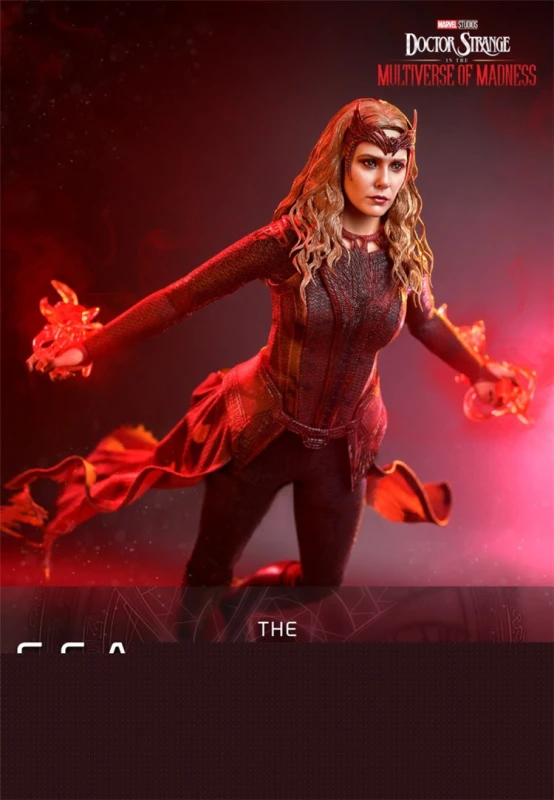 In Stock Hot Toys MMS652 The Multiverse of Madness 1/6 The Scarlet Witch Figure