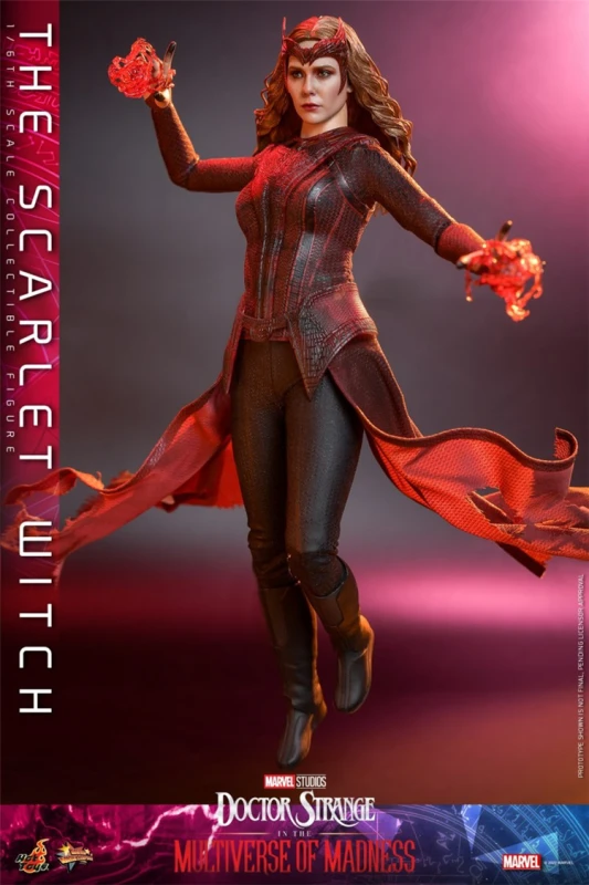 In Stock Hot Toys MMS652 The Multiverse of Madness 1/6 The Scarlet Witch Figure