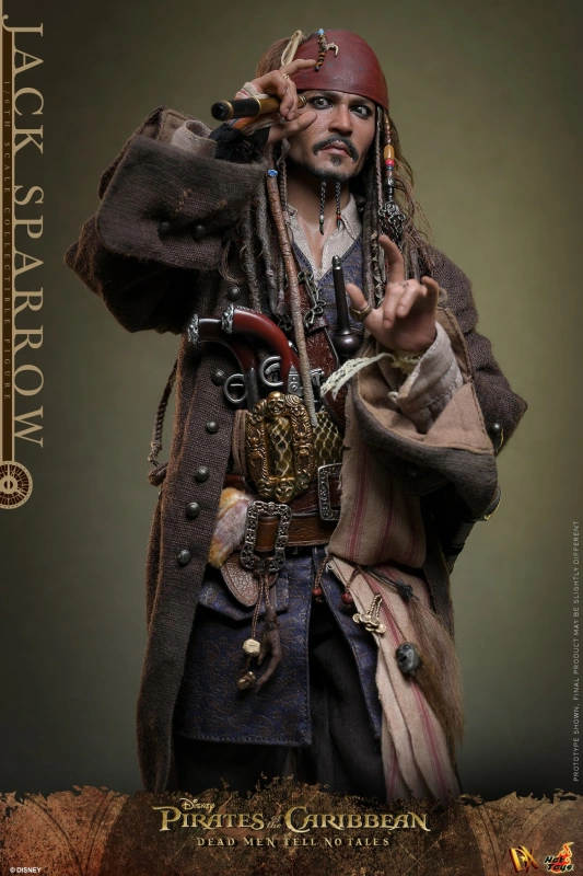 [Pre-order] HOTTOYS HT 1/6 Pirates of the Caribbean 5 JACK DX39AE Hair transplant version