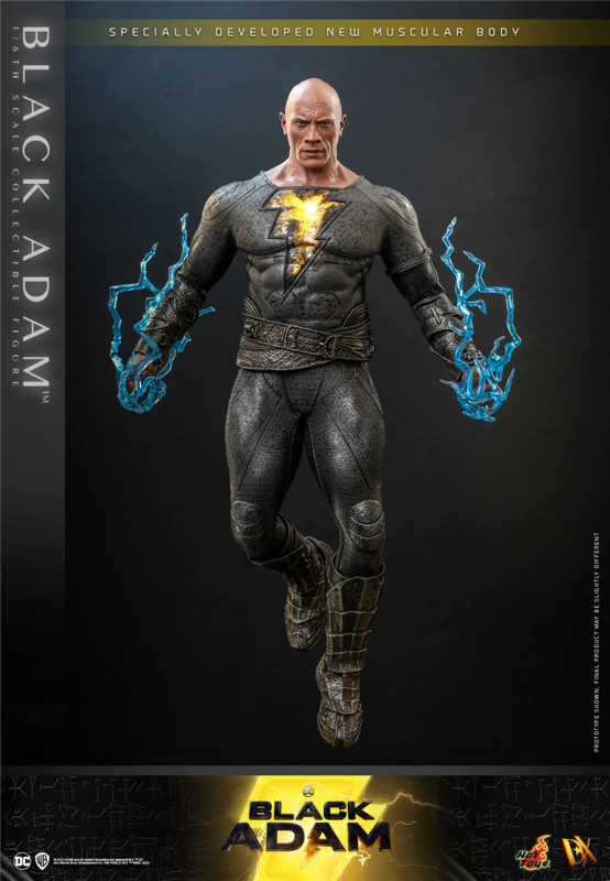 Hot Toys Black Adam Golden Armor Deluxe 1/6 Scale Figure DX31 The Rock DC Comics