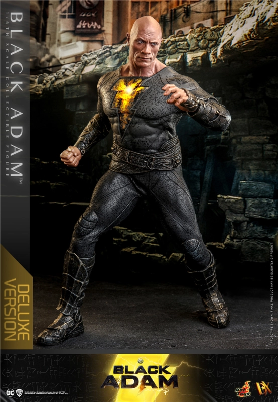 Hot Toys Black Adam Golden Armor Deluxe 1/6 Scale Figure DX31 The Rock DC Comics