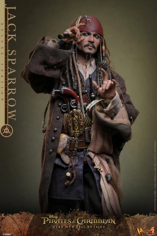[Pre-order] HOTTOYS HT 1/6 Pirates of the Caribbean 5 JACK DX39AE Hair transplant version