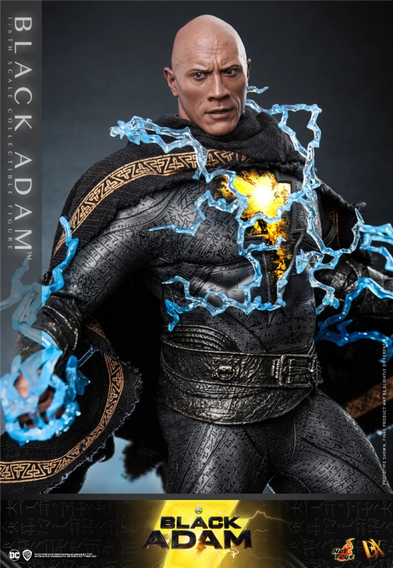 Hot Toys Black Adam Golden Armor Deluxe 1/6 Scale Figure DX31 The Rock DC Comics