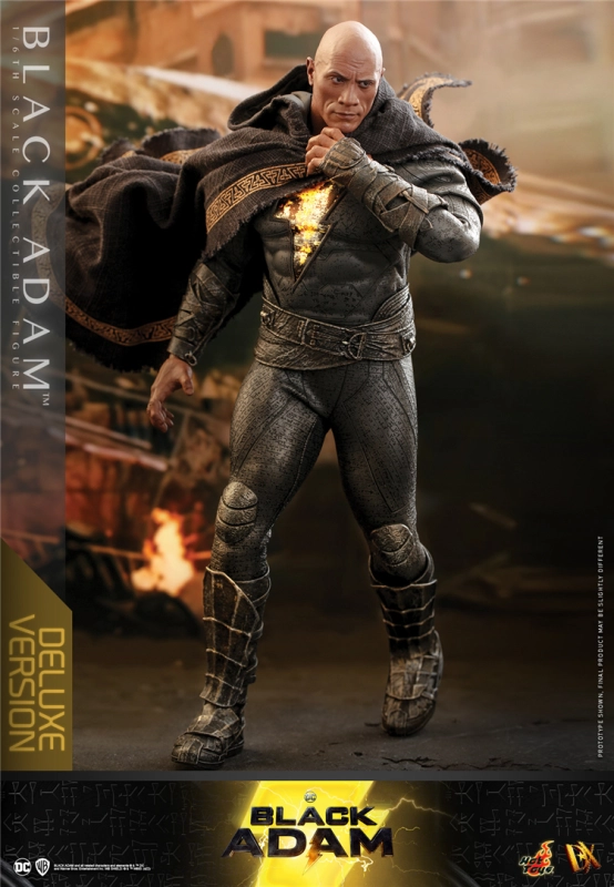 Hot Toys Black Adam Golden Armor Deluxe 1/6 Scale Figure DX31 The Rock DC Comics
