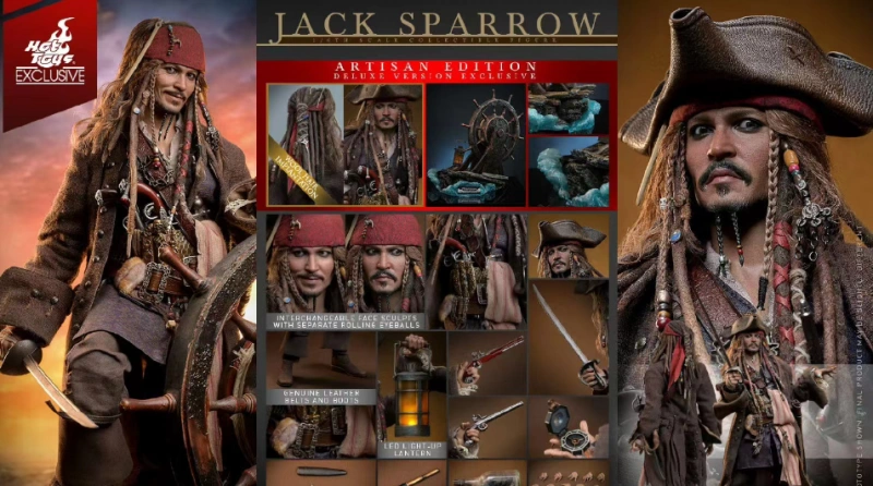[Pre-order] HOTTOYS HT 1/6 Pirates of the Caribbean 5 JACK DX39AE Hair transplant version