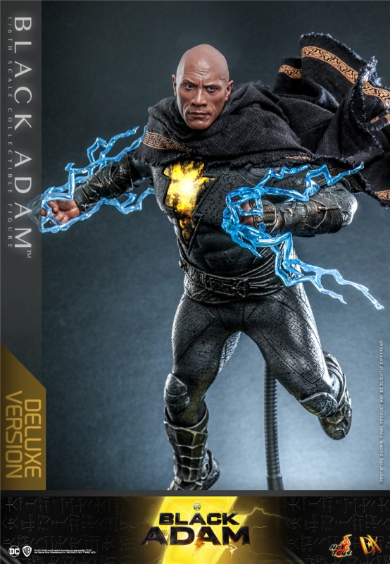 Hot Toys Black Adam Golden Armor Deluxe 1/6 Scale Figure DX31 The Rock DC Comics