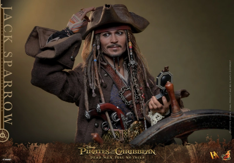 [Pre-order] HOTTOYS HT 1/6 Pirates of the Caribbean 5 JACK DX39AE Hair transplant version