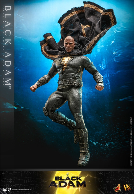 Hot Toys Black Adam Golden Armor Deluxe 1/6 Scale Figure DX31 The Rock DC Comics