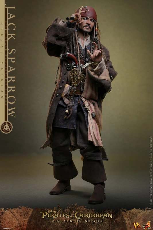 [Pre-order] HOTTOYS HT 1/6 Pirates of the Caribbean 5 JACK DX39AE Hair transplant version