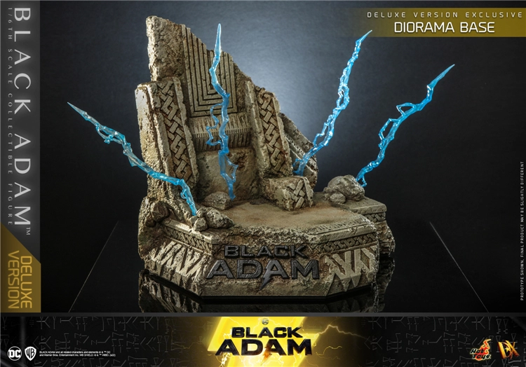 Hot Toys Black Adam Golden Armor Deluxe 1/6 Scale Figure DX31 The Rock DC Comics