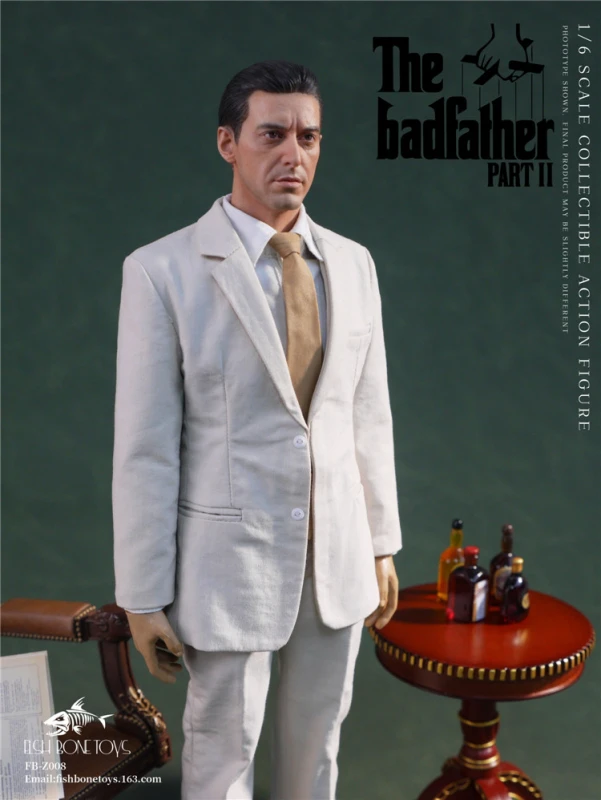 In Stock FISH BONETOYS FB-Z008 1/6 The Godfather Male Action Figure Model