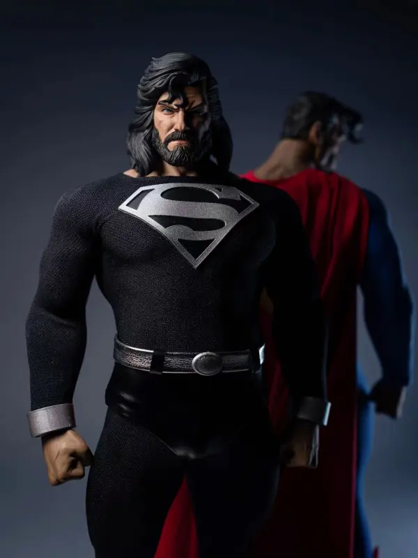 In Stock SSR Toys Black Superman SSR003 1/6th Scale Action Figure Deluxe Edition