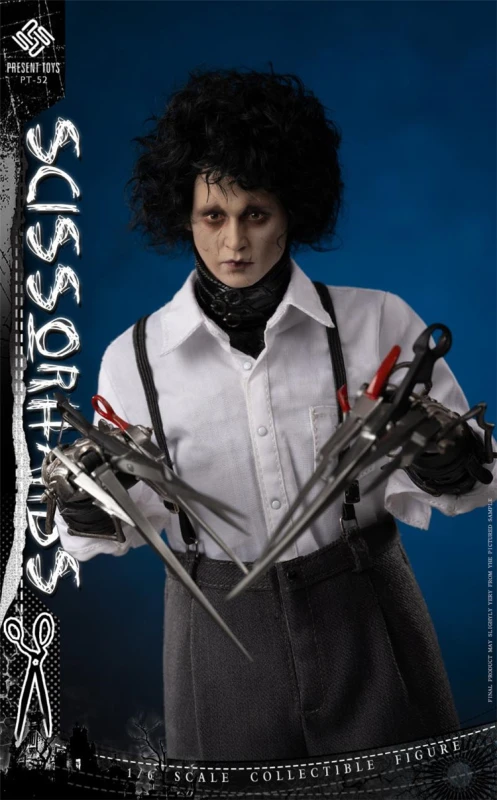 [Pre-order]  PRESENT TOYS PT-sp52 1/6 Edward Scissorhands 12" Action Figure Model