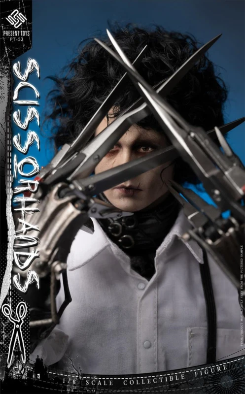 [Pre-order]  PRESENT TOYS PT-sp52 1/6 Edward Scissorhands 12" Action Figure Model