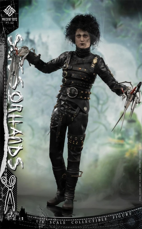 [Pre-order]  PRESENT TOYS PT-sp52 1/6 Edward Scissorhands 12" Action Figure Model