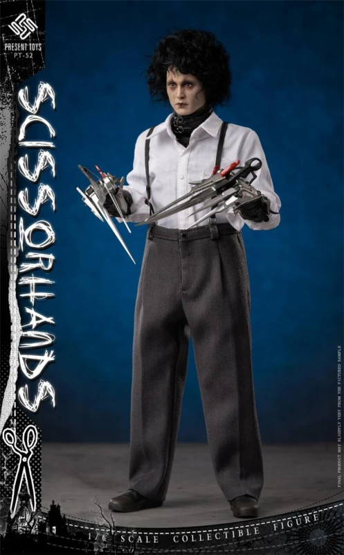 [Pre-order]  PRESENT TOYS PT-sp52 1/6 Edward Scissorhands 12" Action Figure Model