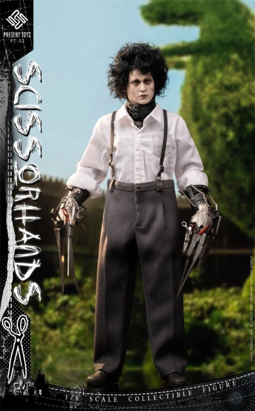[Pre-order]  PRESENT TOYS PT-sp52 1/6 Edward Scissorhands 12" Action Figure Model