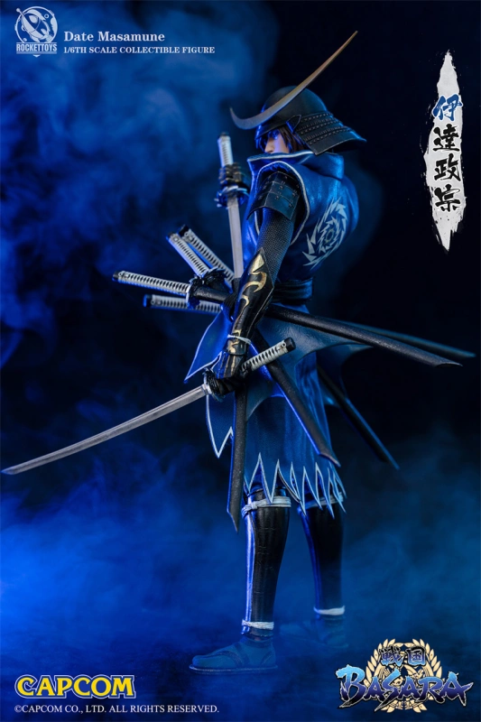 RocketToys ROC ROC-001 BASARA  1/6 Action Figures LED 12'' Collection Movable eye