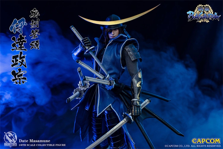RocketToys ROC ROC-001 BASARA  1/6 Action Figures LED 12'' Collection Movable eye