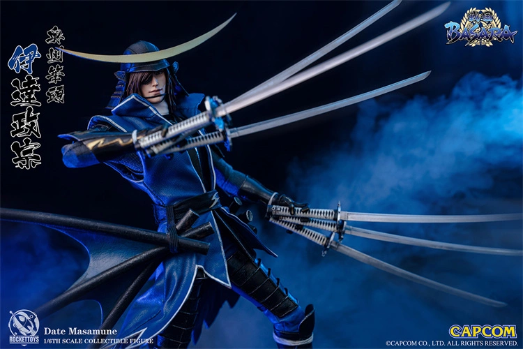 RocketToys ROC ROC-001 BASARA  1/6 Action Figures LED 12'' Collection Movable eye