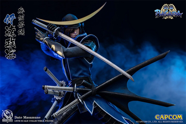 RocketToys ROC ROC-001 BASARA  1/6 Action Figures LED 12'' Collection Movable eye