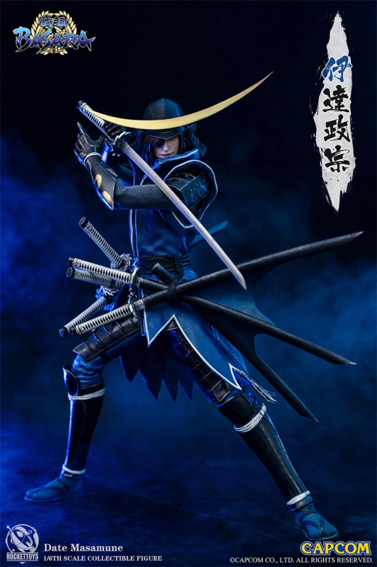 RocketToys ROC ROC-001 BASARA  1/6 Action Figures LED 12'' Collection Movable eye