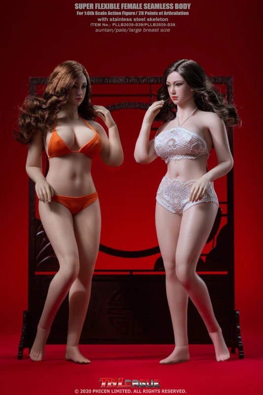 TBLeague 1/6 FEMALE Seamless Body plus size buxom Large bust S38A S 39A