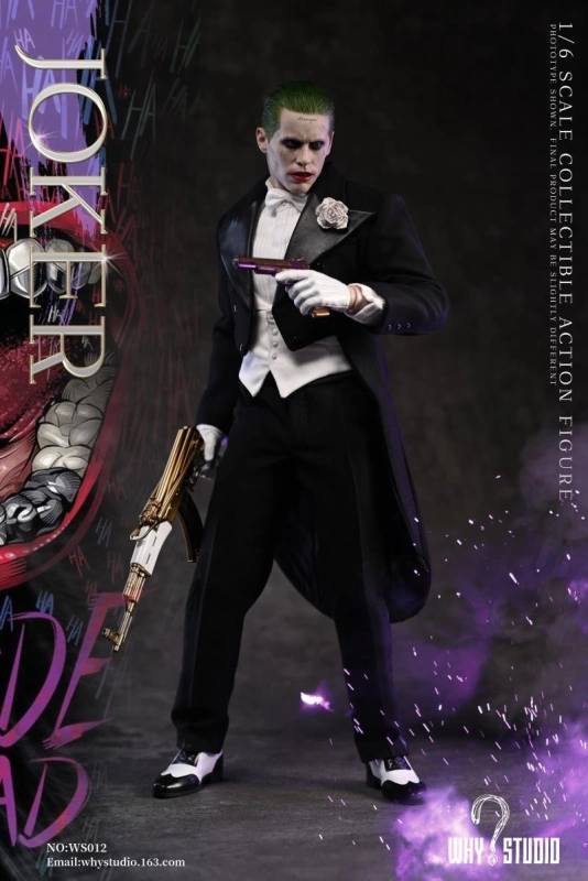 In Stock WHY STUDIO WS012 1/6 Suicide Squad The Joker Jared Leto 12" Figure New