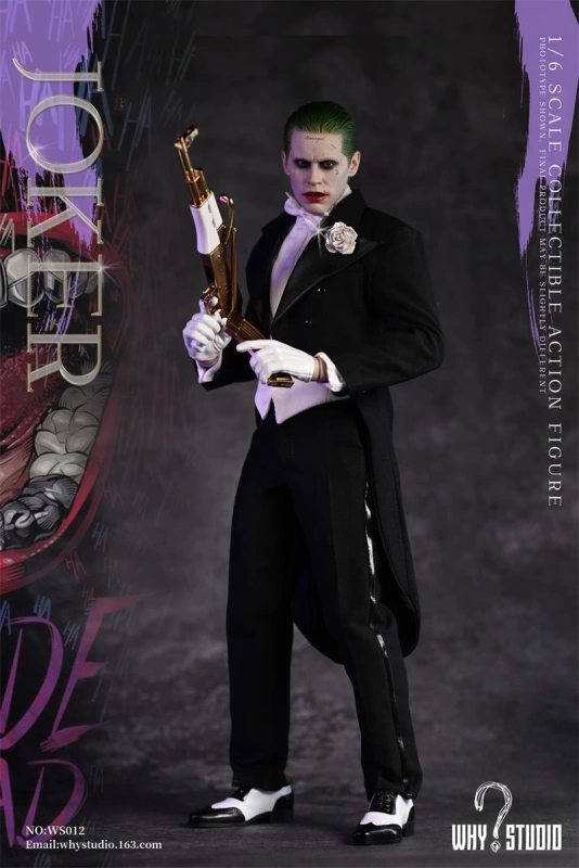 In Stock WHY STUDIO WS012 1/6 Suicide Squad The Joker Jared Leto 12" Figure New
