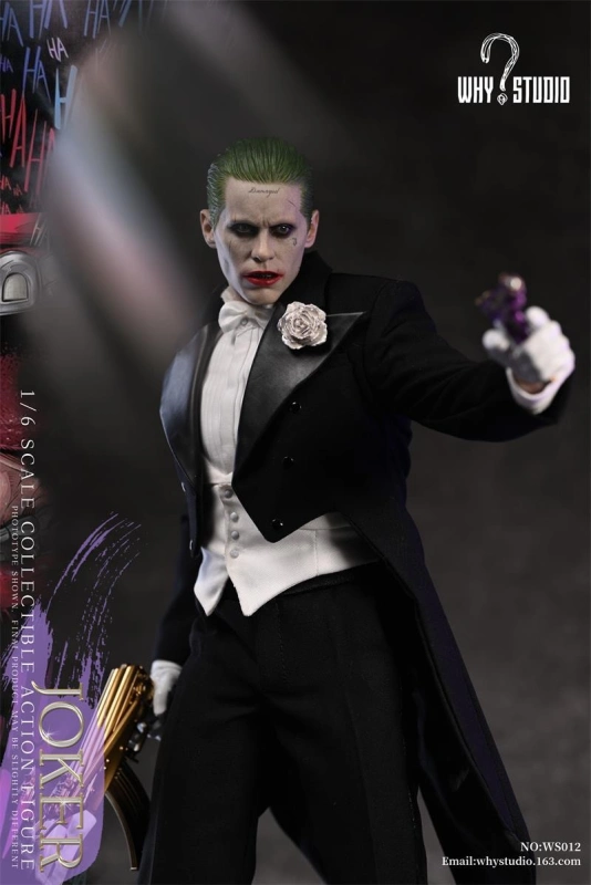 In Stock WHY STUDIO WS012 1/6 Suicide Squad The Joker Jared Leto 12" Figure New