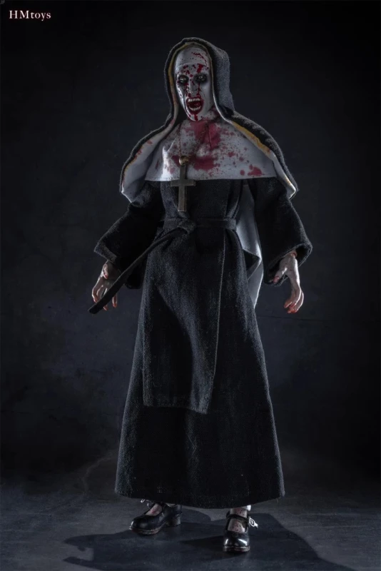 In Stock HMTOYS F002 1/6 Ghost Nun Female Action Figure Collectible Model Toy
