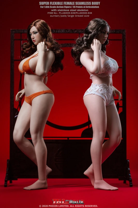 TBLeague 1/6 FEMALE Seamless Body plus size buxom Large bust S38A S 39A