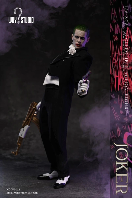 In Stock WHY STUDIO WS012 1/6 Suicide Squad The Joker Jared Leto 12" Figure New