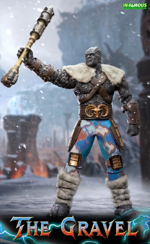 In Stock  IN-FAMOUS IF005 1/6 Thor The Gravel Korg Collectible Action Figure Toy