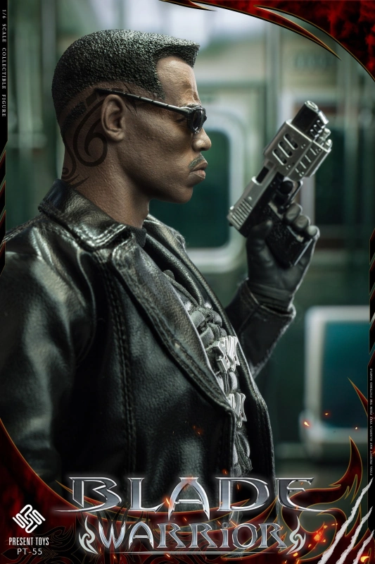 In Stock PRESENT TOYS PT-sp55 Blade Vampire Hunter Wesley Snipes 1/6 Action Figure