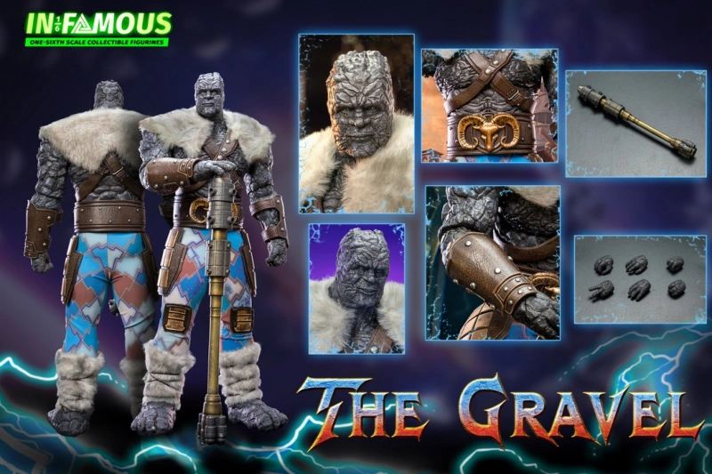 In Stock  IN-FAMOUS IF005 1/6 Thor The Gravel Korg Collectible Action Figure Toy